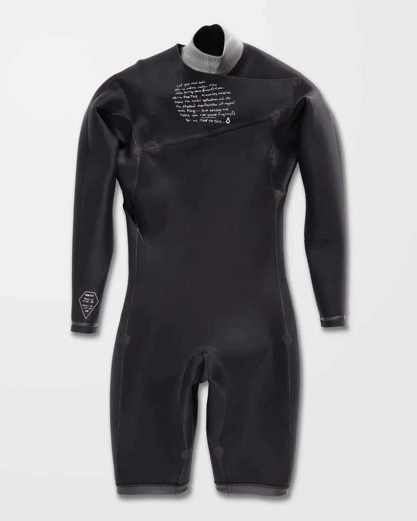 Volcom 2mm Long arm Spring suit - Black Wetsuits Volcom 
