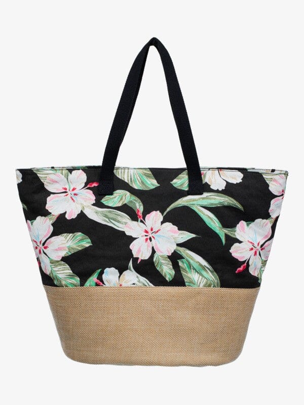 Waikiki Life Tote Bag - Anthracite Spring Charming Bags,Backpacks & Luggage Roxy 