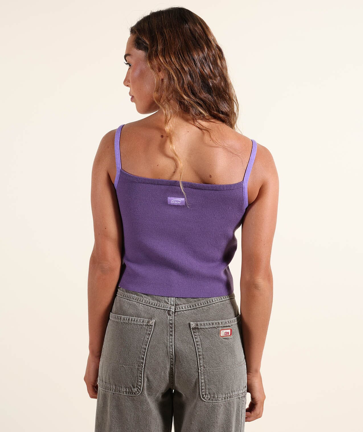 Warp Tank Top - Purple Women's T-Shirts and Vest Tops Oxbow 