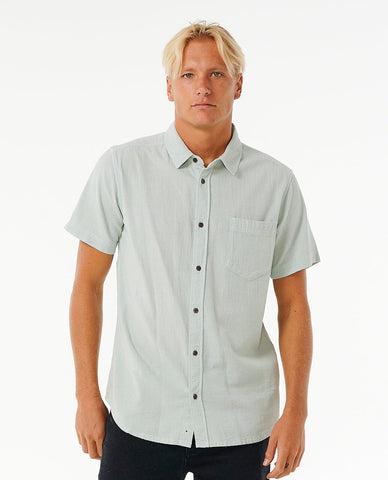 Washed Short Sleeve Shirt - Mint Men's Shirts & Polos Rip Curl S 