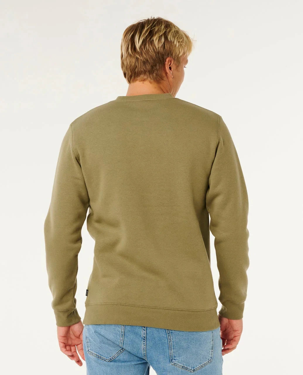 Wetsuit Icon Crew - Surplus Green Men's Hoodies & Sweatshirts Rip Curl 