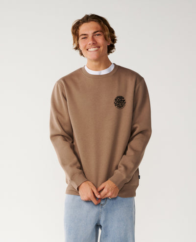 Wetsuit Icon Crew - Walnut Men's Hoodies & Sweatshirts Rip Curl 