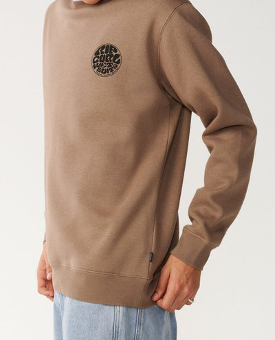 Wetsuit Icon Crew - Walnut Men's Hoodies & Sweatshirts Rip Curl 