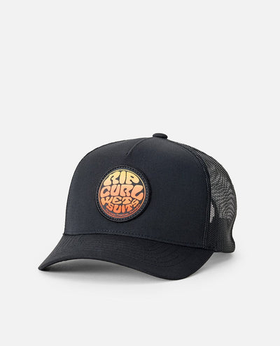 Wetsuit Icon Trucker (Kids) - Washed Black Children's Hats and Caps Rip Curl 