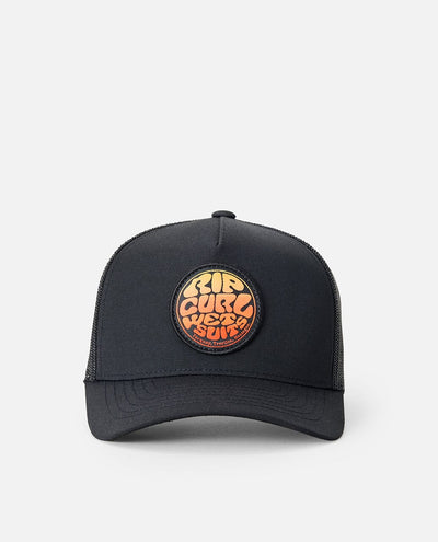 Wetsuit Icon Trucker (Kids) - Washed Black Children's Hats and Caps Rip Curl 