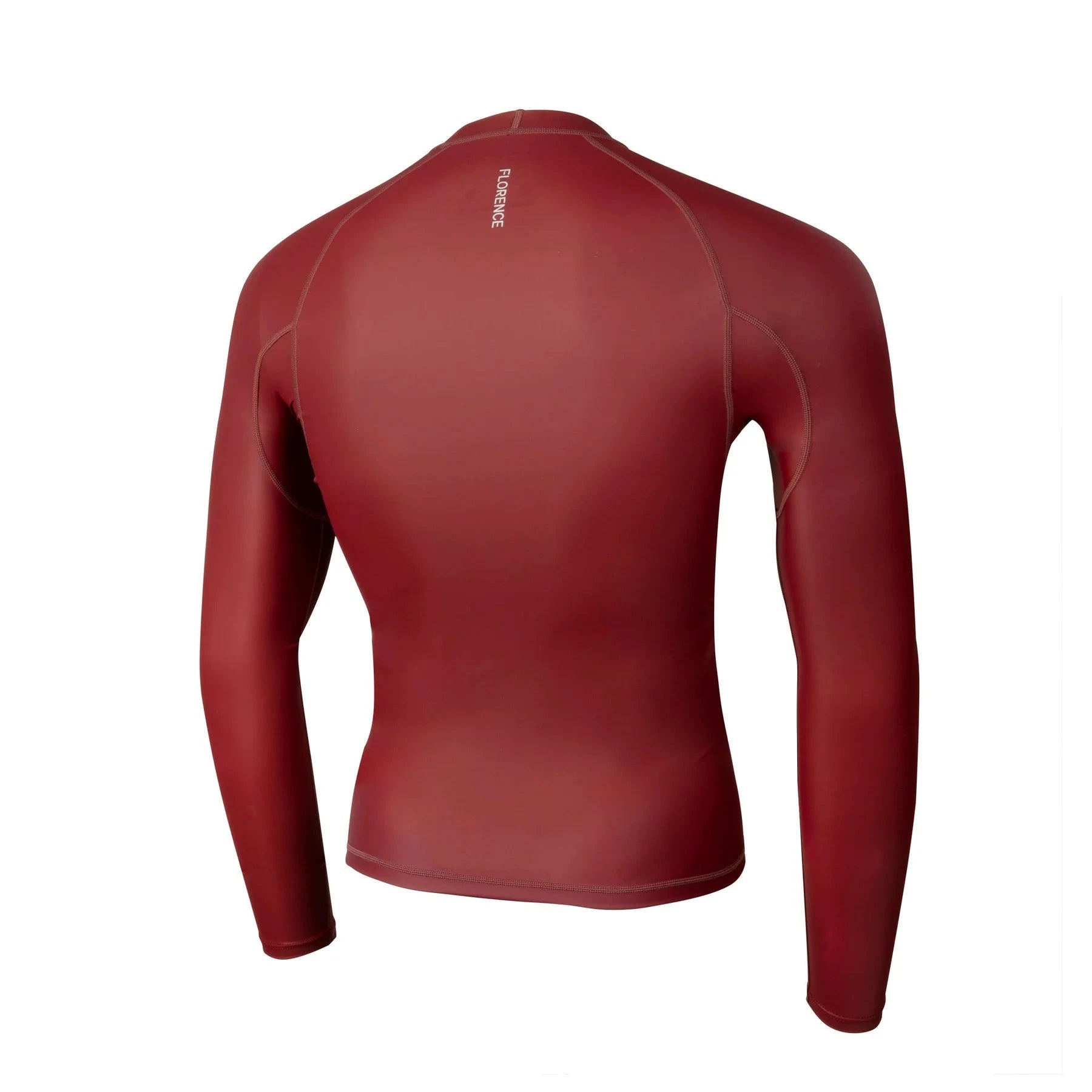 Windshield Long Sleeve Rashguard - Maroon Rash Guards & Swim Shirts Florence Marine X 