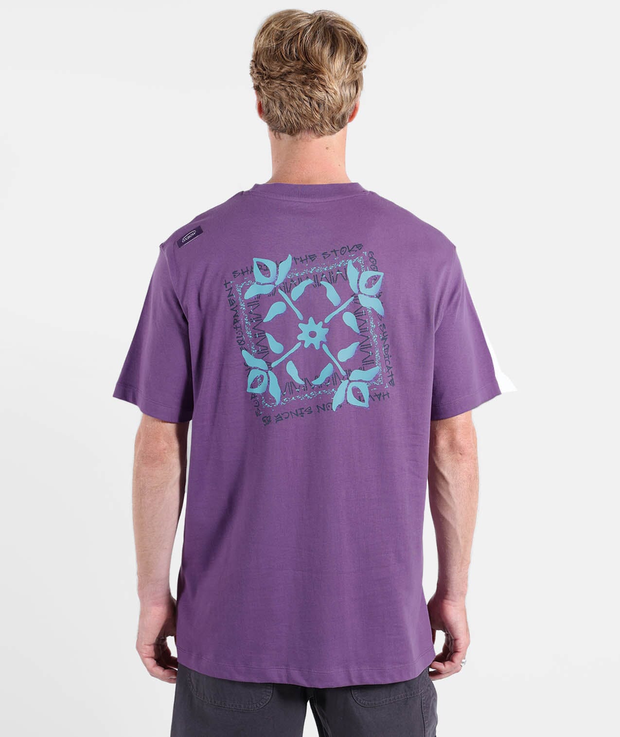Woozy Tee - Purple Men's T-Shirts & Vests Oxbow 