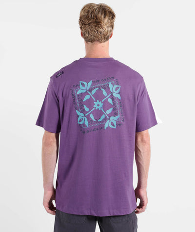 Woozy Tee - Purple Men's T-Shirts & Vests Oxbow 