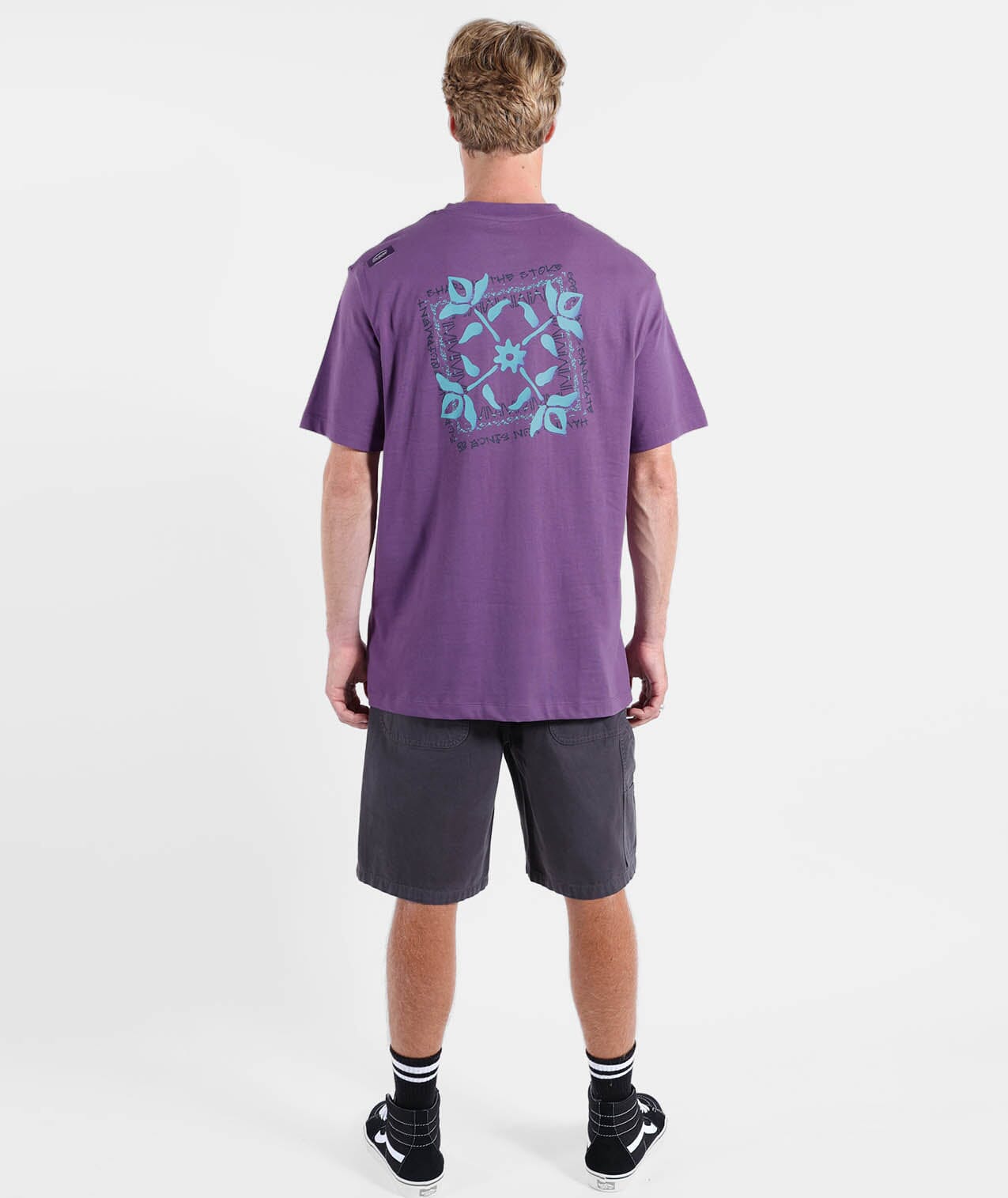 Woozy Tee - Purple Men's T-Shirts & Vests Oxbow 