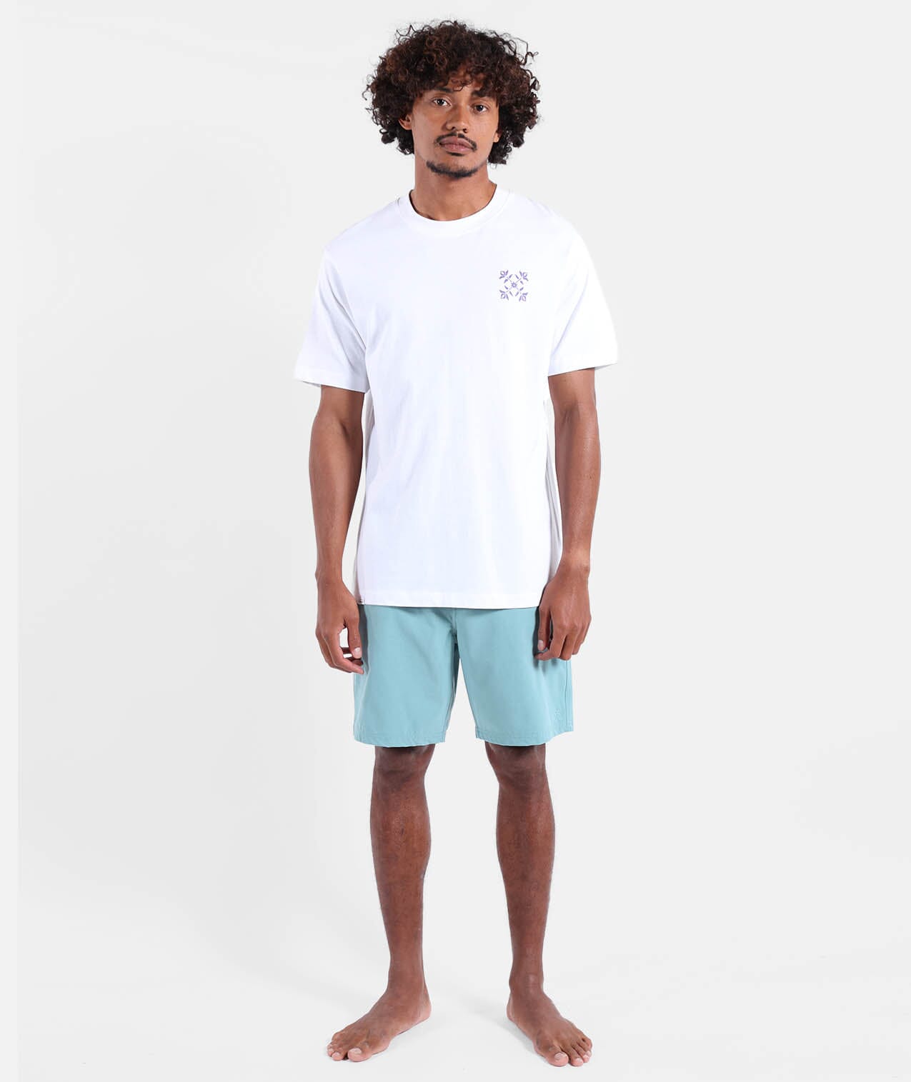 Woozy Tee - White Men's T-Shirts & Vests Oxbow 