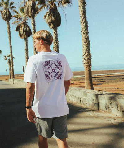 Woozy Tee - White Men's T-Shirts & Vests Oxbow 