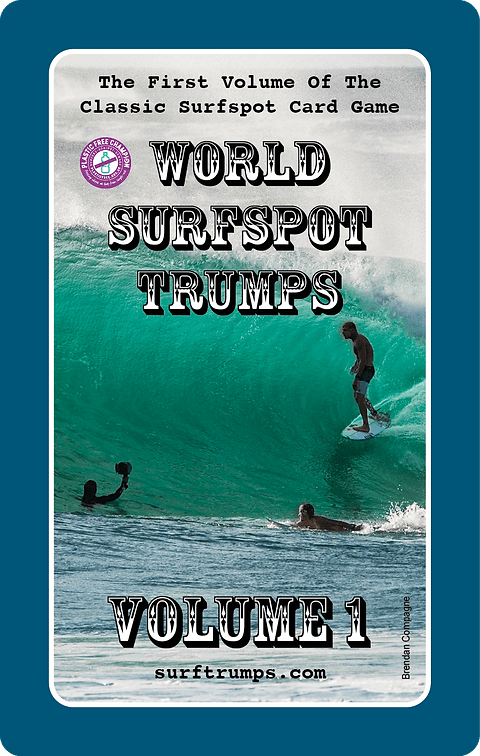 World Surf Spot Trumps Accessories World Surfspot Trumps Vol 1 