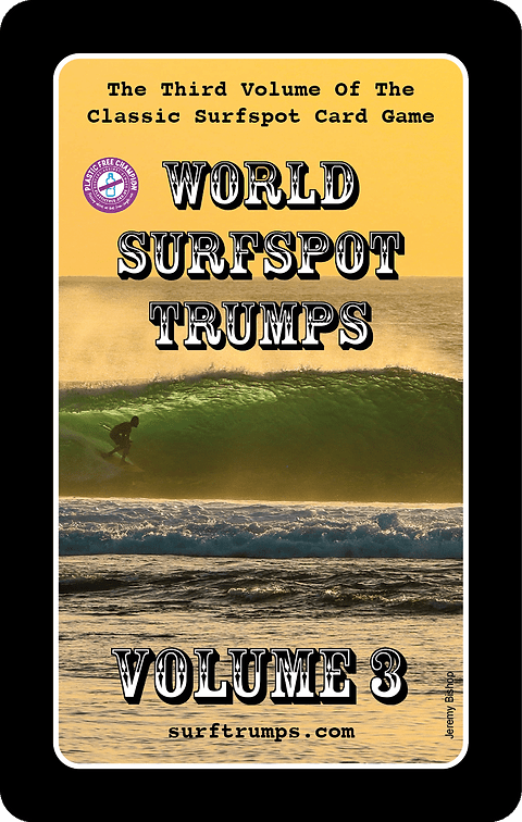 World Surf Spot Trumps Accessories World Surfspot Trumps Vol 3 