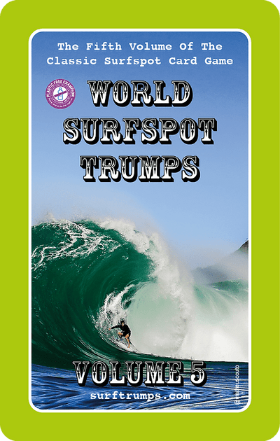 World Surf Spot Trumps Accessories World Surfspot Trumps Vol 5 