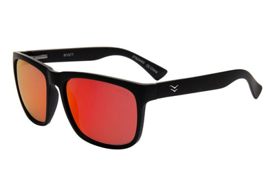 Wyatt - Black/Red Sunglasses I-Sea 