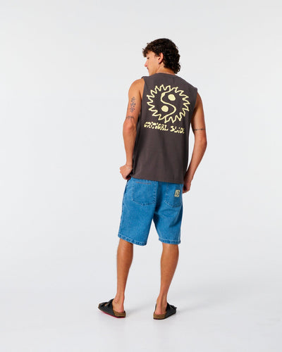 Yin Yang Muscle Tee - Phantom Men's T-Shirts & Vests TCSS 
