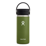 16oz Wide Mouth Flex Sip Lid Accessories Hydro Flask Olive 