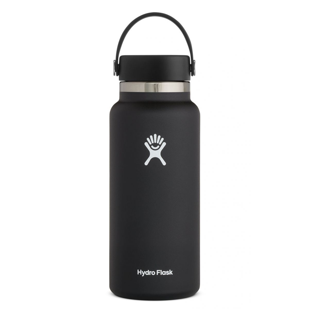 32oz Wide Mouth Flex Cap Flask Accessories Hydro Flask Black 