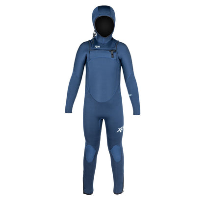 5/4 Youth Comp Hooded Wetsuit Blue Children's Wetsuits Xcel 12 