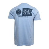 Alpha Tee - Light Blue Heather Men's T-Shirts & Vests Salty Crew 