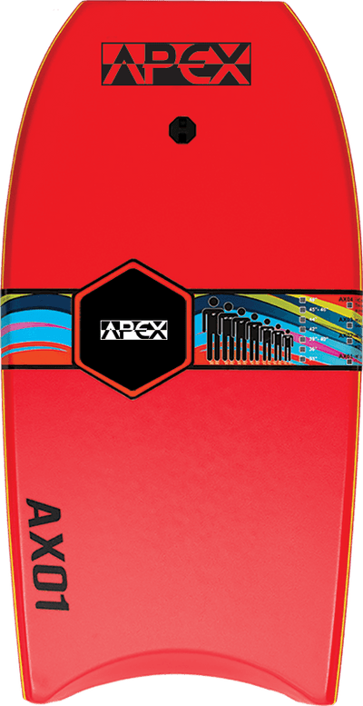 Apex AX01 45" Bodyboard Bodyboards Alder Red 