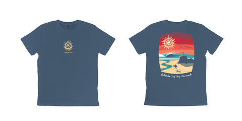 Bathsheba Surf Laurie McCall Portrait T-Shirt - Denim Blue T-Shirts Bathsheba Surf S 