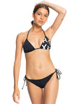 Beach Classics Tie Side - Triangle Bikini Set for Women Women's Swimsuits & Bikinis Roxy S ANTHRACITE 