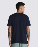 Center Sidestripe Tee - Navy Men's T-Shirts & Vests Vans 