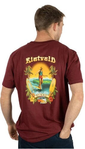 Cheater Five Classic T-Shirt - Burgundy Men's T-Shirts & Vests Rietveld S 