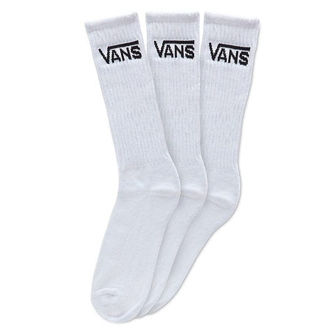 Classic Crew Sock - 3 Pack (White) Men's Socks Vans UK 5.5-8 