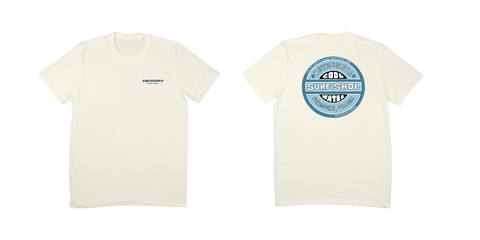 Cool Water T-Shirt - Ecru Men's T-Shirts & Vests Bathsheba Surf S 