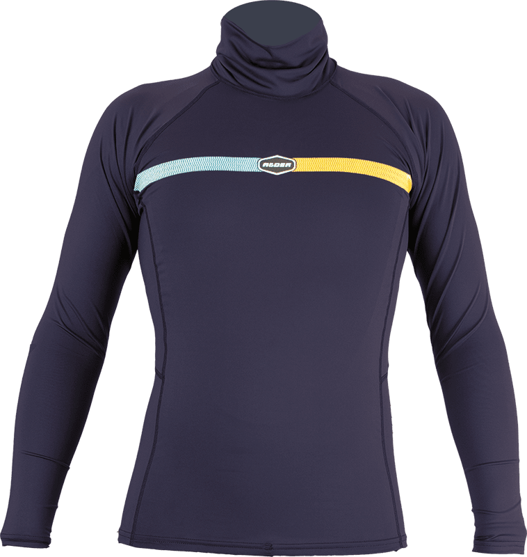 Cruz Junior Long Sleeve Rash Vest - Navy Children's rash vests Alder 12 