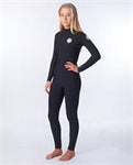 Dawn Patrol 3/2mm Back Zip - Black (2022) Women's wetsuits Rip Curl women US4/UK6 