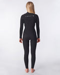 Dawn Patrol 5/3mm Chest Zip - Black (2022) Women's wetsuits Rip Curl women 