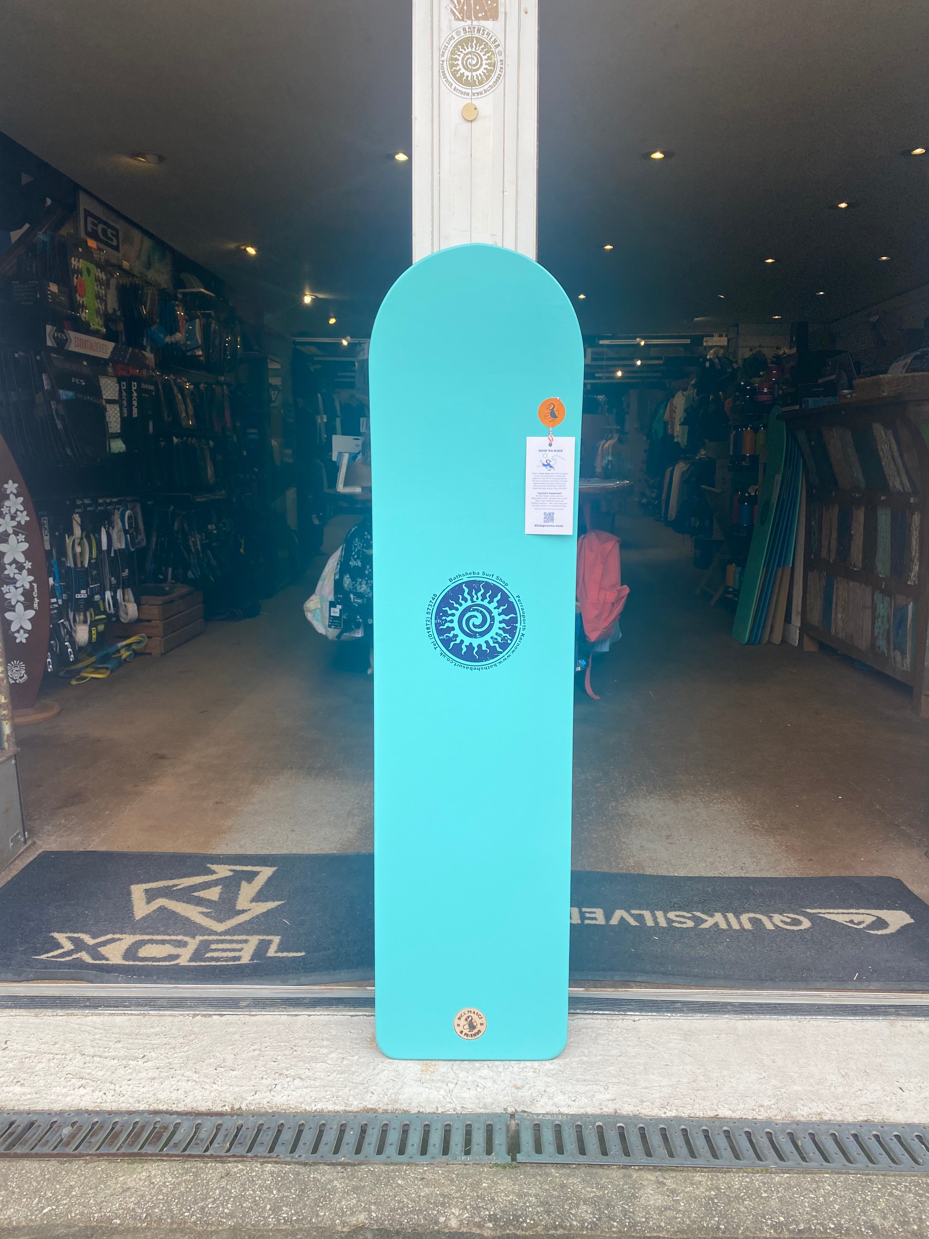Dick Pearce Bathsheba Surfrider Bellyboard - Turquoise Bodyboards Dick Pearce 