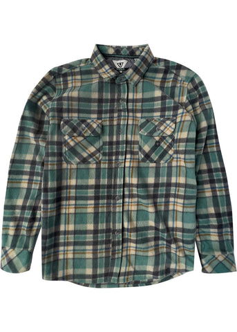 Eco-Zy Polar Flannel - Smokey Jade Men's Shirts & Polos Vissla Medium 