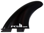 FCS II Carver Medium Black Tri Fins Fins FCS 