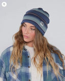 Frits Beanie - Blue Steel Women's Hats,Caps & Scarves Salty Crew 