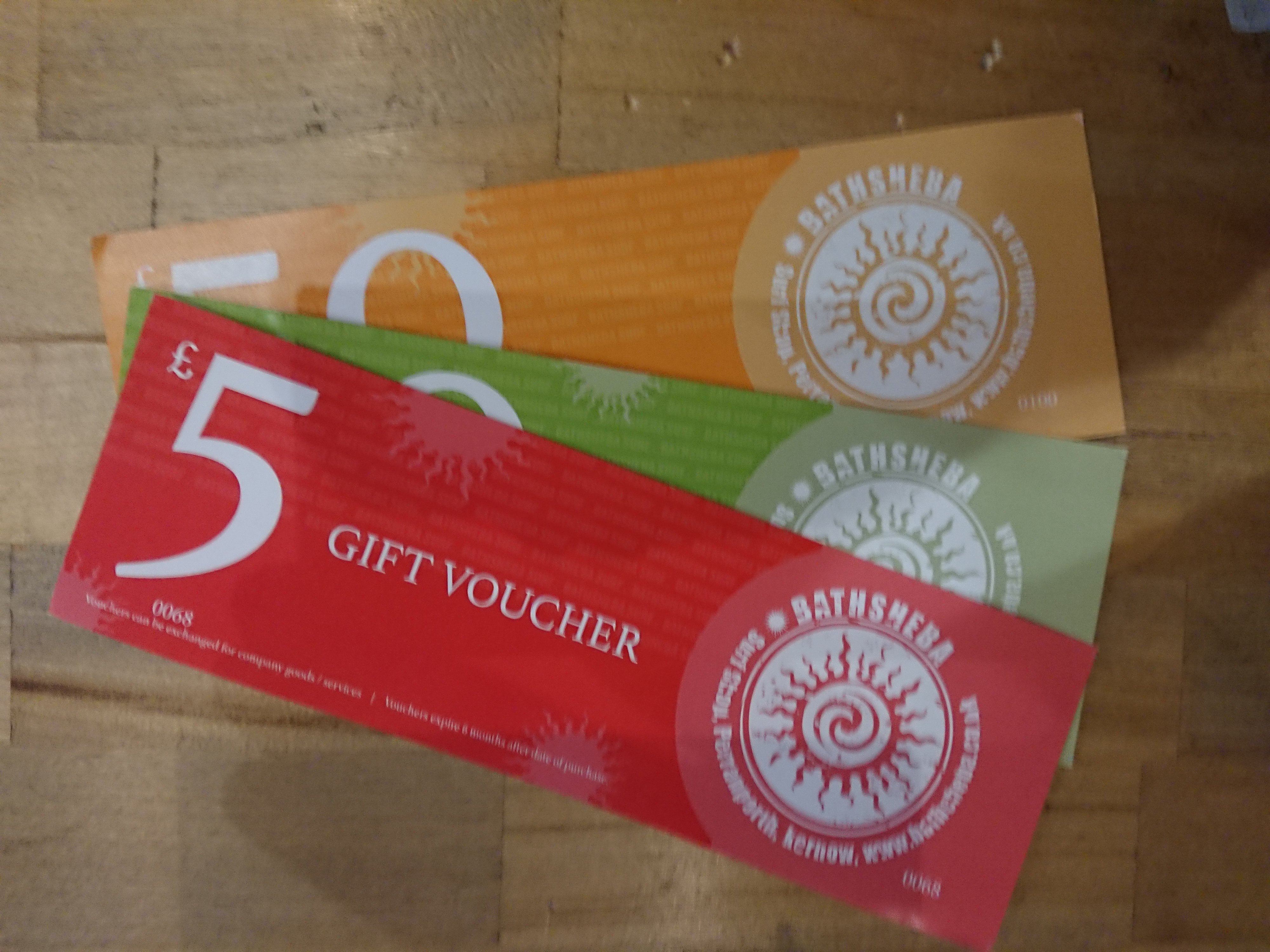 Gift Voucher Accessories Bathsheba Surf £5 