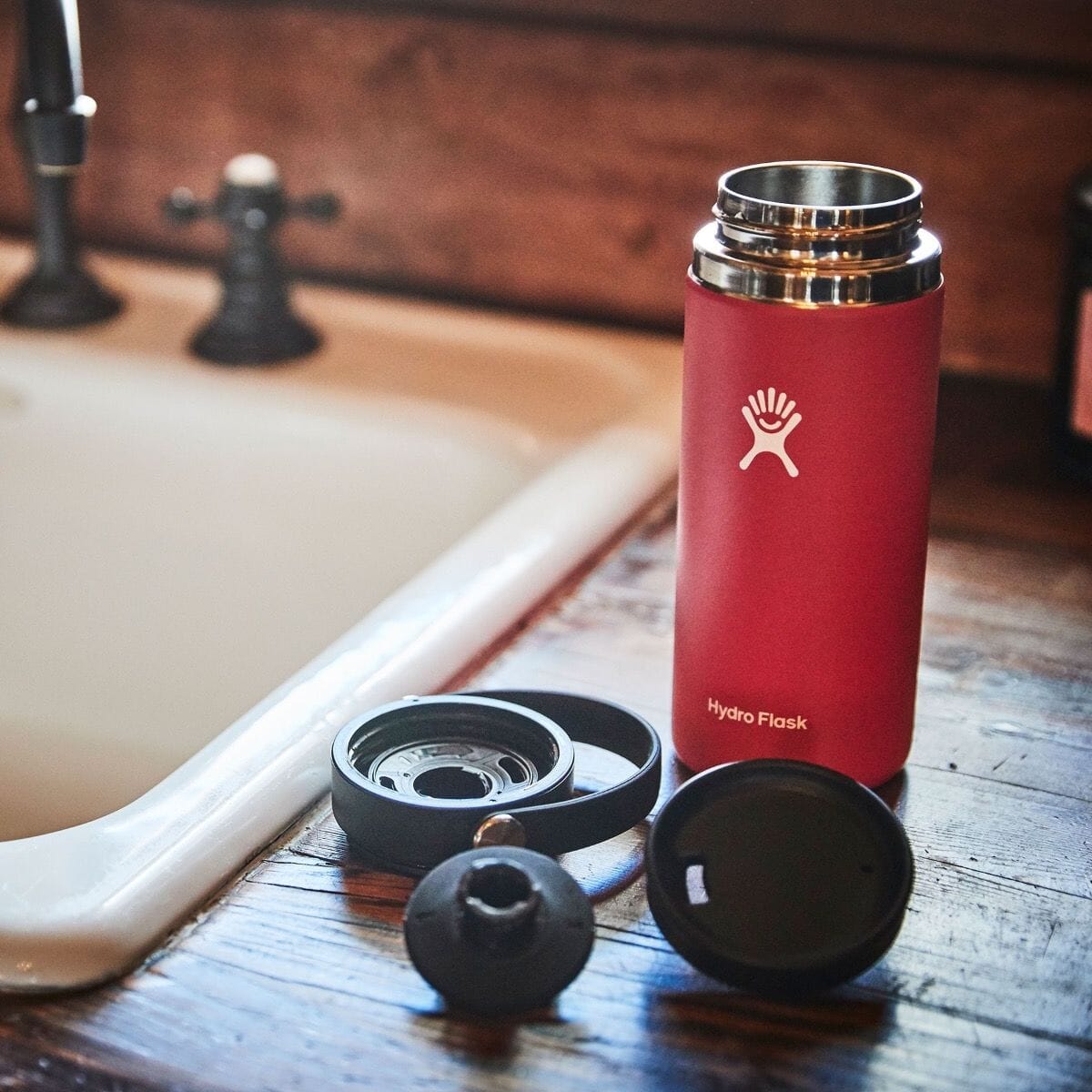 Hydro Flask Wide Mouth Flex Sip™ Lid Accessories Bathsheba Surf 