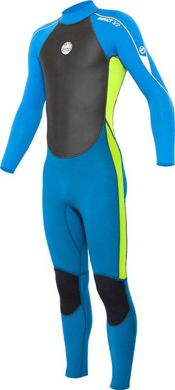 Impact Junior 3/2mm Full 2021 Children's Wetsuits Alder 6 Lime 
