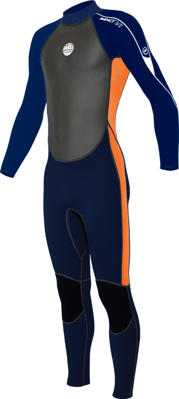 Impact Junior 3/2mm Full 2021 Children's Wetsuits Alder 6 Orange 