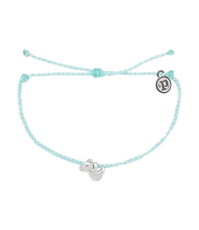 Koala Charm Bracelet - Silver or Rose Gold Jewellery Pura Vida Sea Foam 