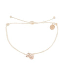 Koala Charm Bracelet - Silver or Rose Gold Jewellery Pura Vida White 