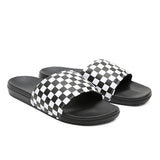 La Costa Slide-On Black Checkerboard Men's Shoes & Flip Flops Vans UK3 