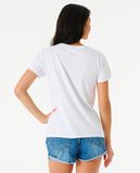 Low Tide Standard Tee - White Women's T-Shirts and Vest Tops Rip Curl women 