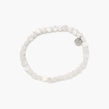Mother Of Pearl Heart Stretch Bracelet Jewellery Pura Vida 