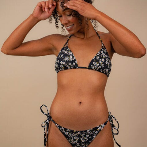 Myo Loop Triangle Top - Black Women's Swimsuits & Bikinis Piha 8 