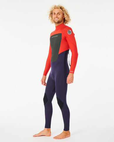 Omega 3/2mm Back Zip - Red (2023) Wetsuits Rip Curl S 