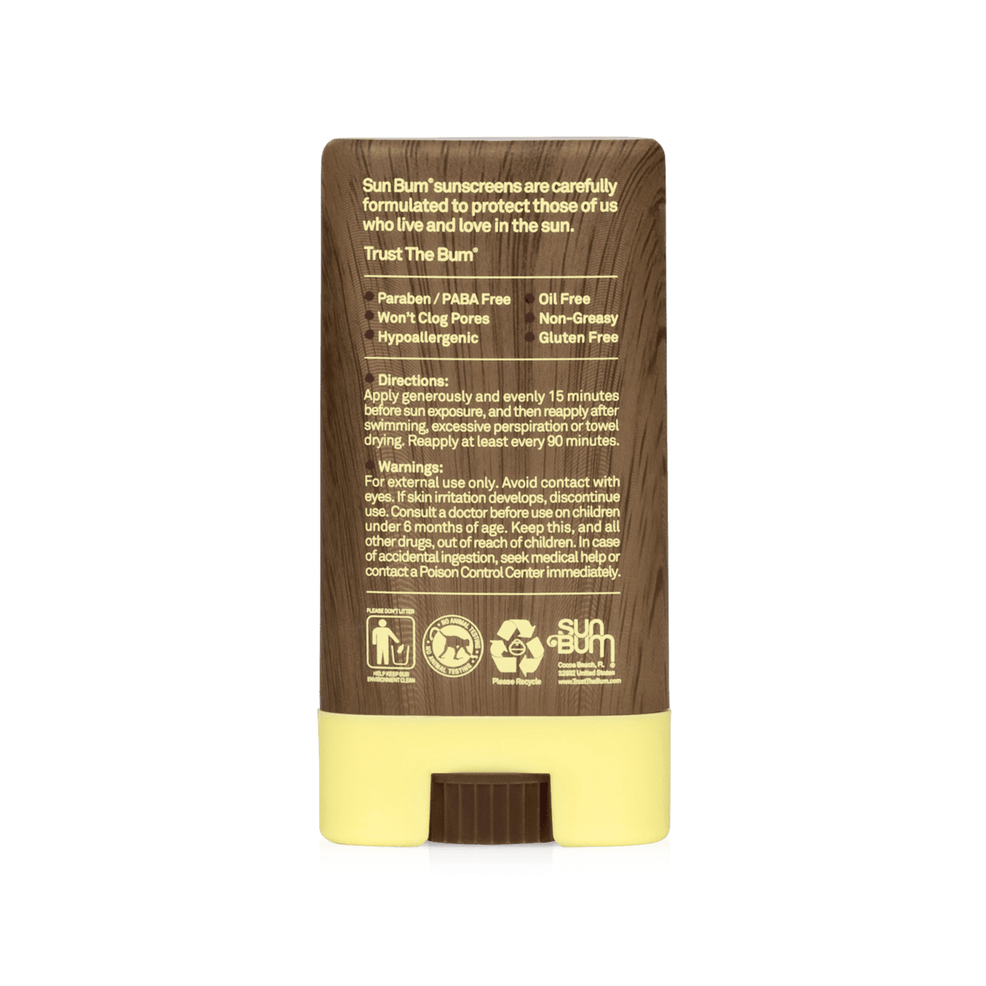 Original SPF 30 Sunscreen Face Stick Sun Cream Sun Bum 